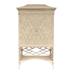 Chinoiserie Rattan Etagere