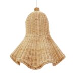 Trumpet Flower Rattan Lampshade