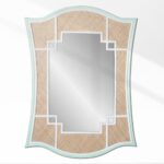 Chinoiserie Rattan Mirror